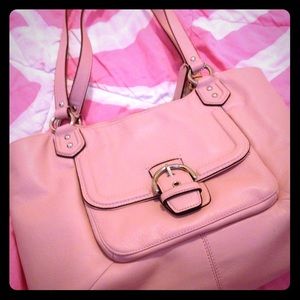 FLASH SALE! Large leather Coach Purse